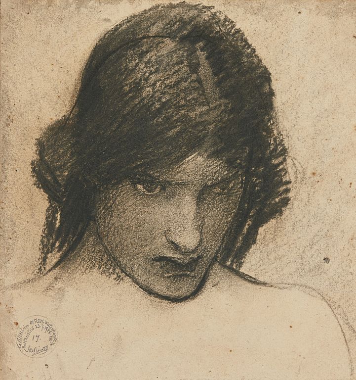 John William Waterhouse  (1849–1917), Study for Circe Invidiosa
